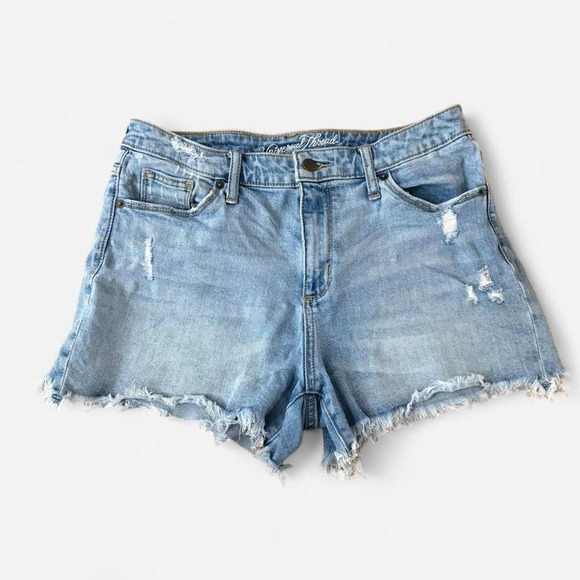 Universal Thread Pants - Universal Thread High Rise Shortie Shorts Women's 6 28 Cotton Denim